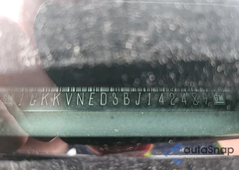 2011 GMC Acadia Sl from USA, damaged, VIN 1GKKVNED3BJ142489